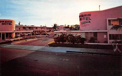 Blue Marlin Motel Key West, Florida Postcard