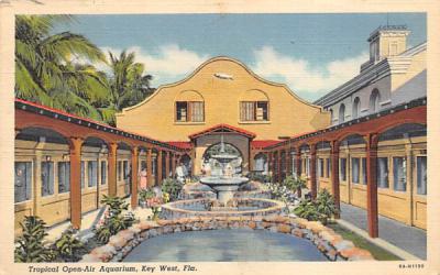 Tropical Open-Air Aquarium Key West, Florida Postcard
