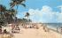 Lovely Sandy Beach, Crandon Park Key Biscayne, Florida Postcard