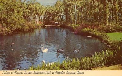 Reflection Pool at Florida's Singing Tower Postcard