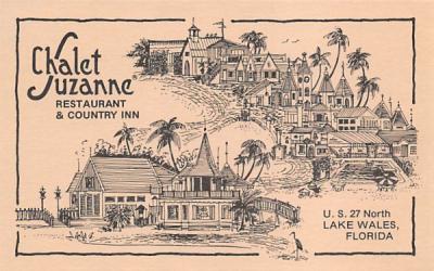Chalet Suzanne Restaurant & Country Inn Lake Wales, Florida Postcard