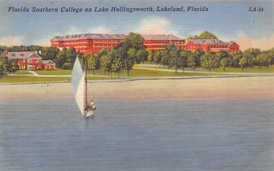 Florida Southern College on Lake Hollingsworth Postcard