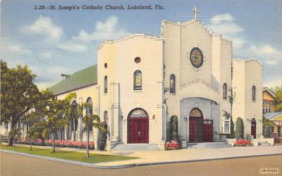 St. Joseph's Catholic Church Lakeland, Florida Postcard