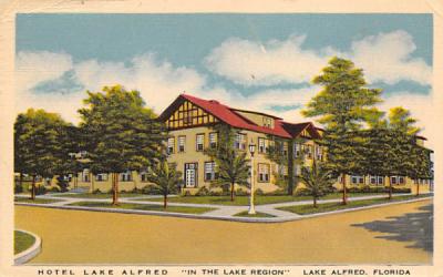 Hotel Lake Alfred Florida Postcard