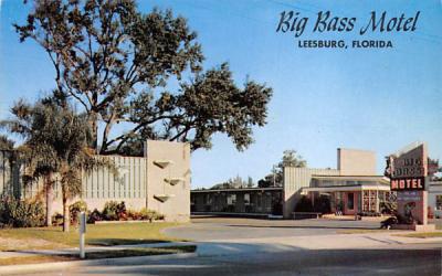 Big Bass Motel Leesburg, Florida Postcard