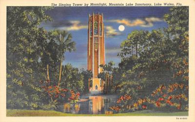 Moonlight, Mountain Lake Sanctuary Lake Wales, Florida Postcard