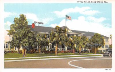 Hotel Wales  Lake Wales, Florida Postcard