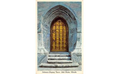Entrance-Singing Tower Lake Wales, Florida Postcard