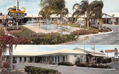 Candlelight Lodge & Restaurant  Lake Wales, Florida Postcard