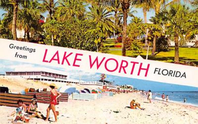 Greetings from Lake Worth, FL, USA Florida Postcard