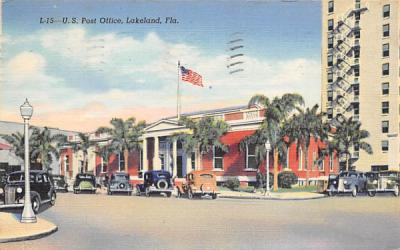 U.S. Post Office Lakeland, Florida Postcard
