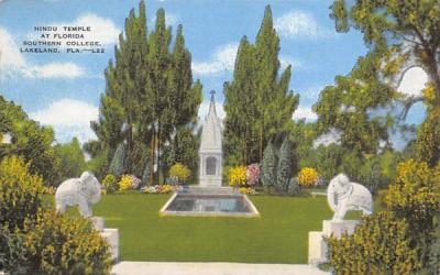 Hindu Temple at Florida Southern Colletge, USA Postcard