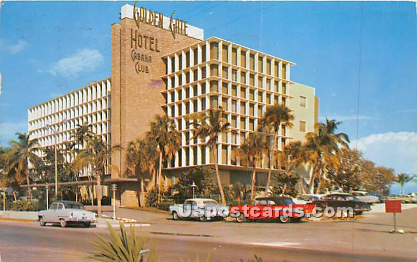 Golden Gate Hotel - Miami Beach, Florida FL Postcard