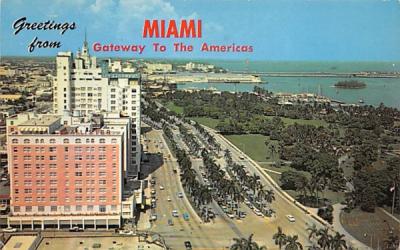 Greetings from Miami, FL, USA Florida Postcard