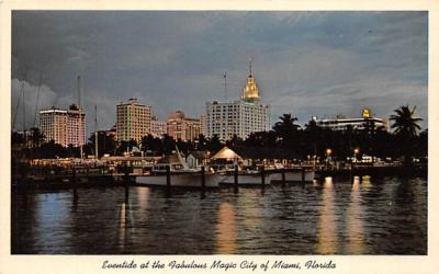 Magic City of Miami, FL, USA Florida Postcard
