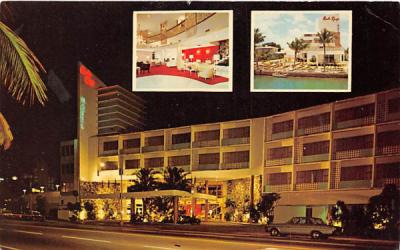 Moulin Rouge Resort Motel Miami Beach, Florida Postcard