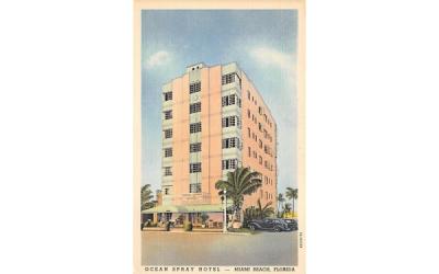 Ocean Spray Hotel Miami Beach, Florida Postcard