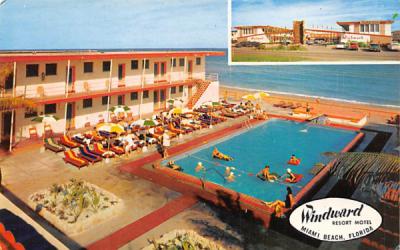 Windward Resort Motel Miami Beach, Florida Postcard