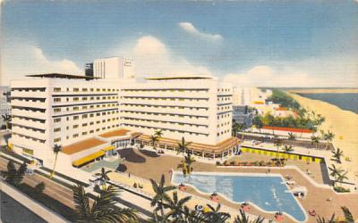 The Sans Souci Hotel Miami Beach, Florida Postcard