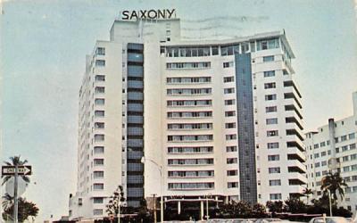 The Saxony Miami Beach, Florida Postcard