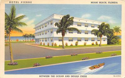 Hotel Pierre Miami Beach, Florida Postcard