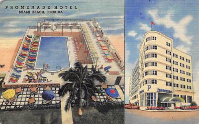 Promenade Hotel Miami Beach, Florida Postcard