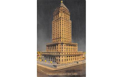 Dade County Court House Miami, Florida Postcard