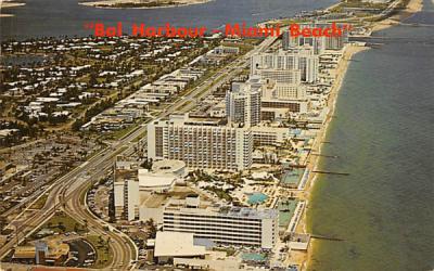 Bal Harbour - Miami Beach Florida Postcard