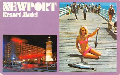 Newport Resort Motel Miami Beach, Florida Postcard