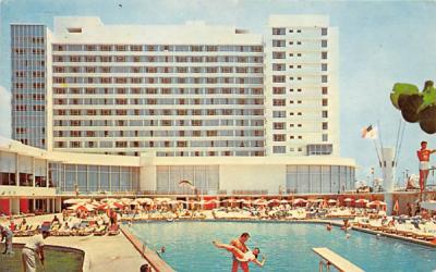 Luxurious Hotel in Miami Beach, Deauville Florida Postcard