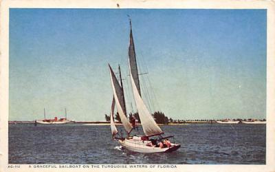 Turquoise Waters of Florida, USA Postcard