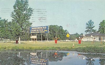 Arrowhead Campsites Marianna, Florida Postcard
