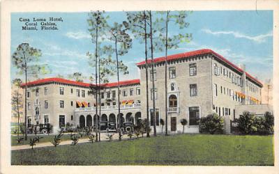 Casa Loma Hotel, Coral Gables Miami, Florida Postcard