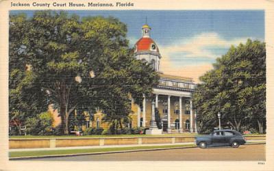 Jackson County Court House Marianna, Florida Postcard