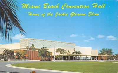 Miami Beach Convention Hall Florida Postcard