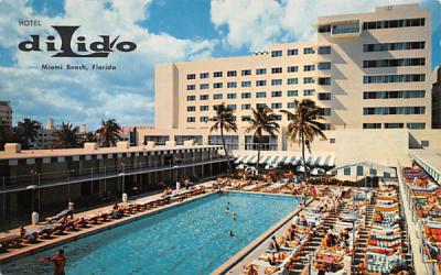 Hotel diLido Miami Beach, Florida Postcard