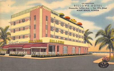 Billows Hotel Miami Beach, Florida Postcard