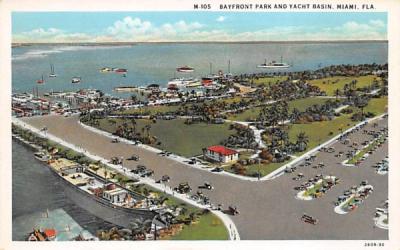 Bayfront Park and Yacht Basin Miami, Florida Postcard