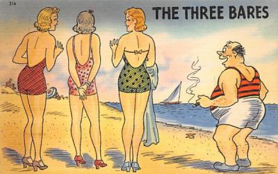 The Three Bares Misc, Florida Postcard