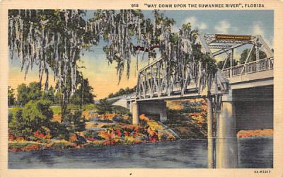 Way Down Upon the Suwannee River Misc, Florida Postcard