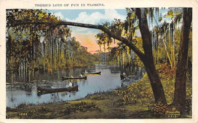 There's Lots of Fun in Florida, USA Postcard