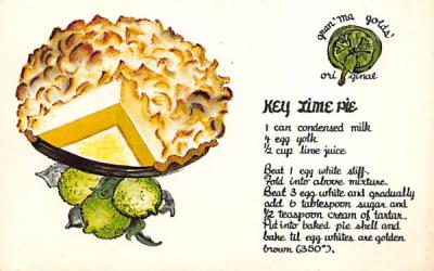 Key Lime Pie Misc, Florida Postcard