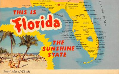 This Is Florida, USA Postcard