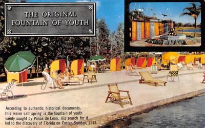 The Original Fountain of Youth Misc, Florida Postcard
