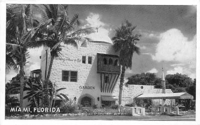 The Garden and Alpine Cocktail Lounge Miami, Florida Postcard