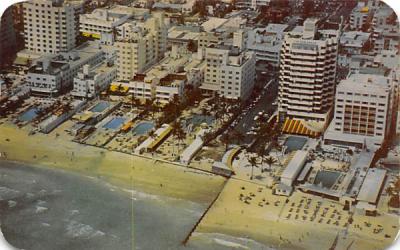 Luxurious Oceanfront Hotels Miami Beach, Florida Postcard