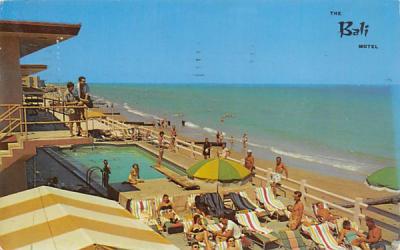 The Bali Motel Miami Beach, Florida Postcard