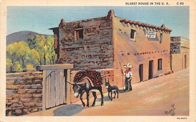 Oldest House in the U. S.  Misc, Florida Postcard