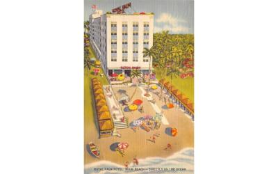 Royal Palm Hotel Miami Beach, Florida Postcard