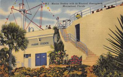 Marine Sudios with its Nautical Atmosphere Marineland, Florida Postcard